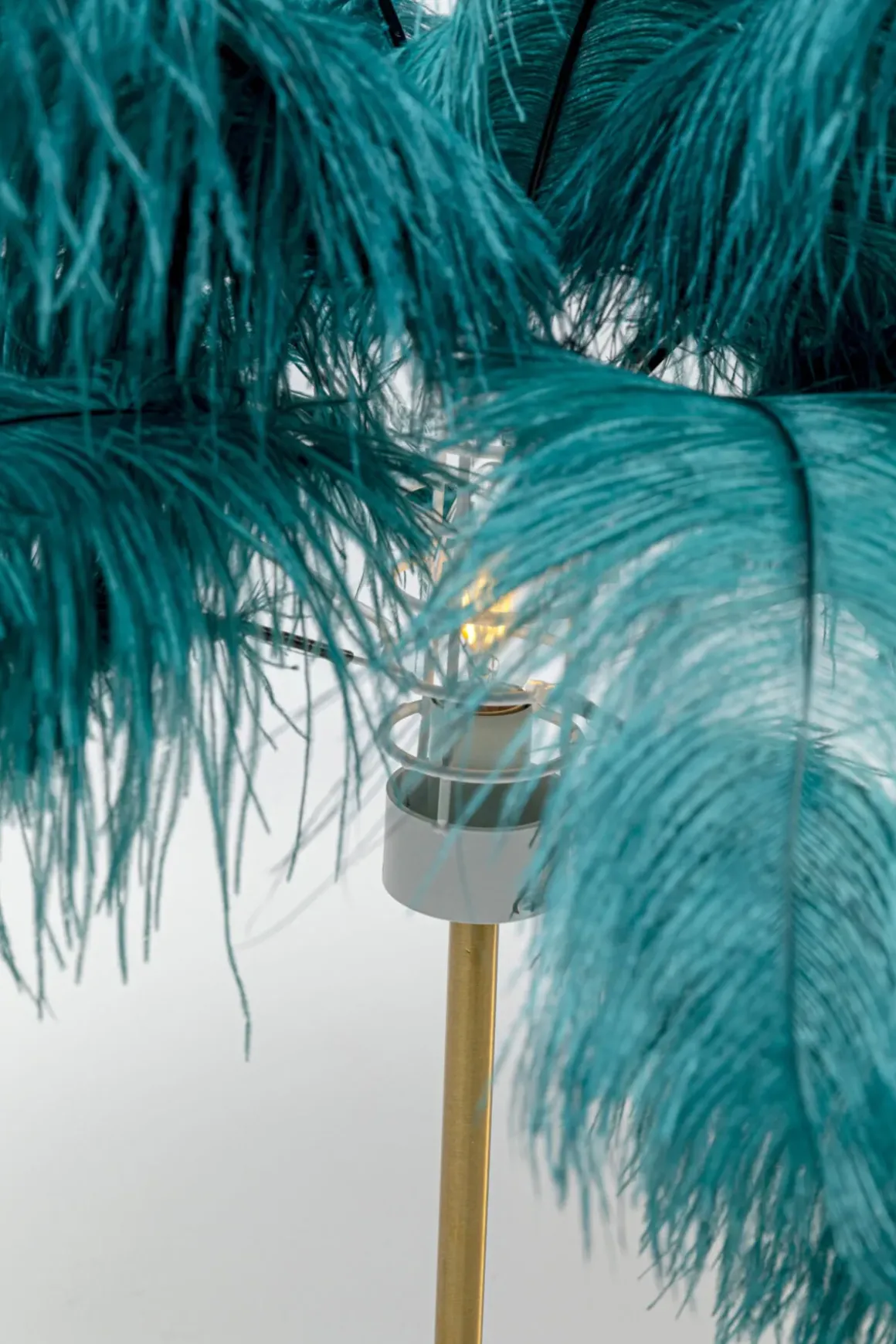 Bordslampa Feather Palm - Grön, 60cm - KARE Design