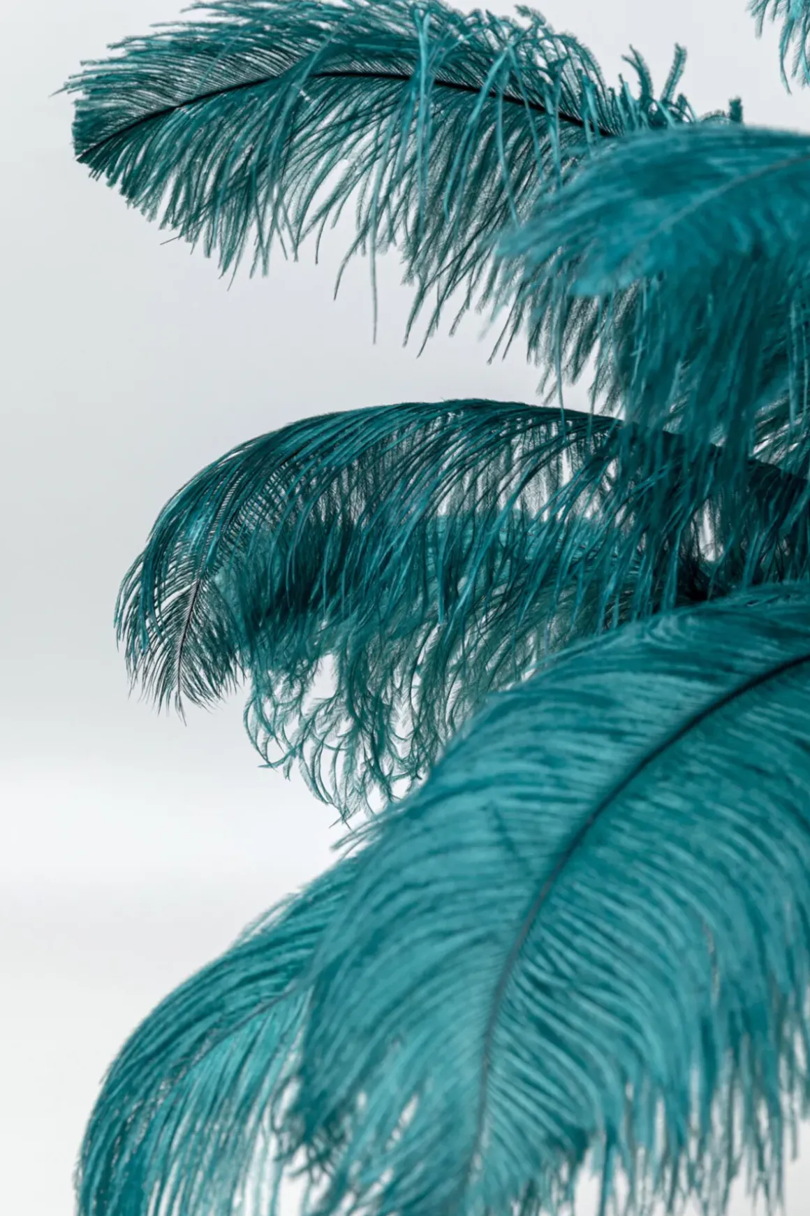 Bordslampa Feather Palm - Grön, 60cm - KARE Design