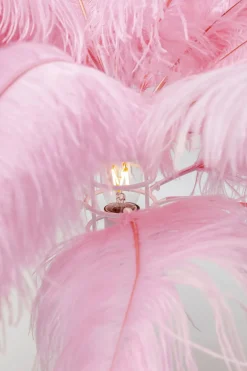 Bordslampa Feather Palm - Rosa, 60cm - KARE Design