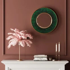 Bordslampa Feather Palm - Rosa, 60cm - KARE Design
