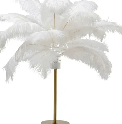 Bordslampa Feather Palm - Vit, 60cm - KARE Design