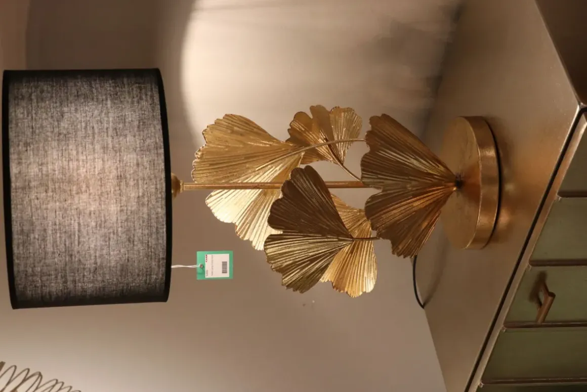 Bordslampa Flores - Guld/Svart, 61,5cm - KARE Design