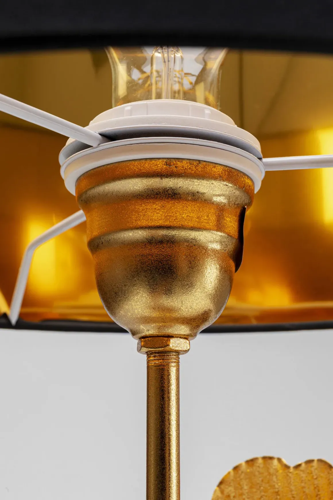 Bordslampa Flores - Guld/Svart, 61,5cm - KARE Design