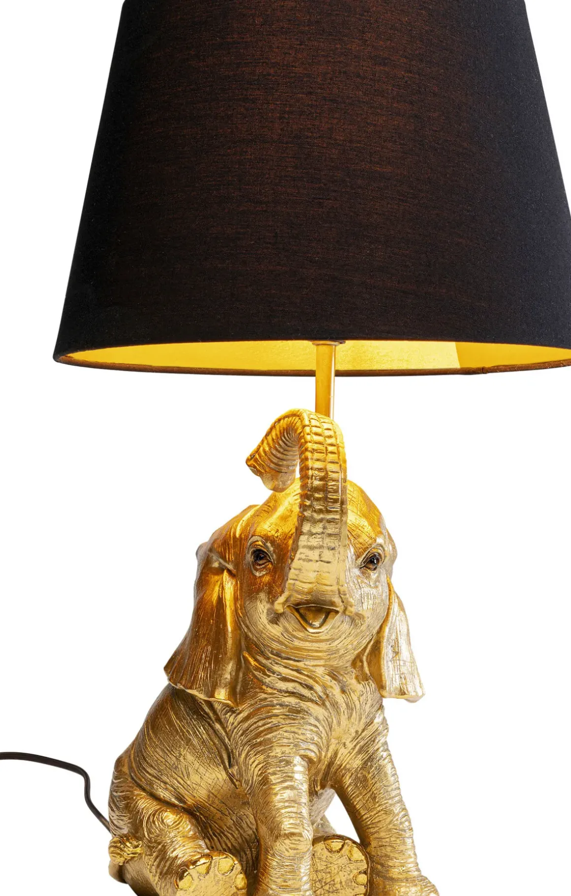 Bordslampa Happy Elefant - Guld, 48cm - KARE Design