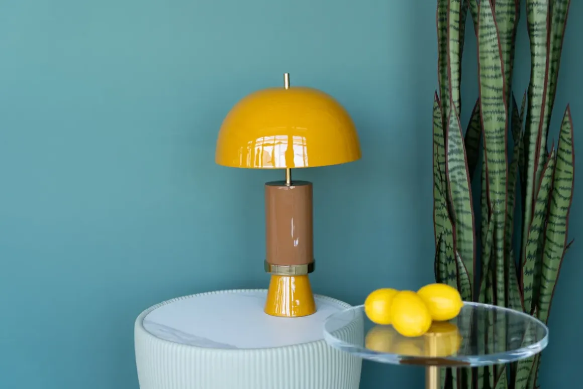 Bordslampa Josy - Gul, 51cm - KARE Design