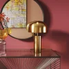 Bordslampa Loungy Guld - Borstad Mässing - KARE Design