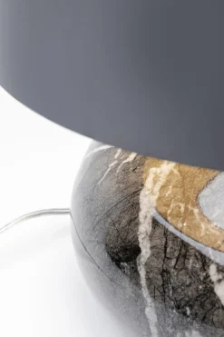Bordslampa Mamo Deluxe - Grå/ Svart, 38cm - KARE Design