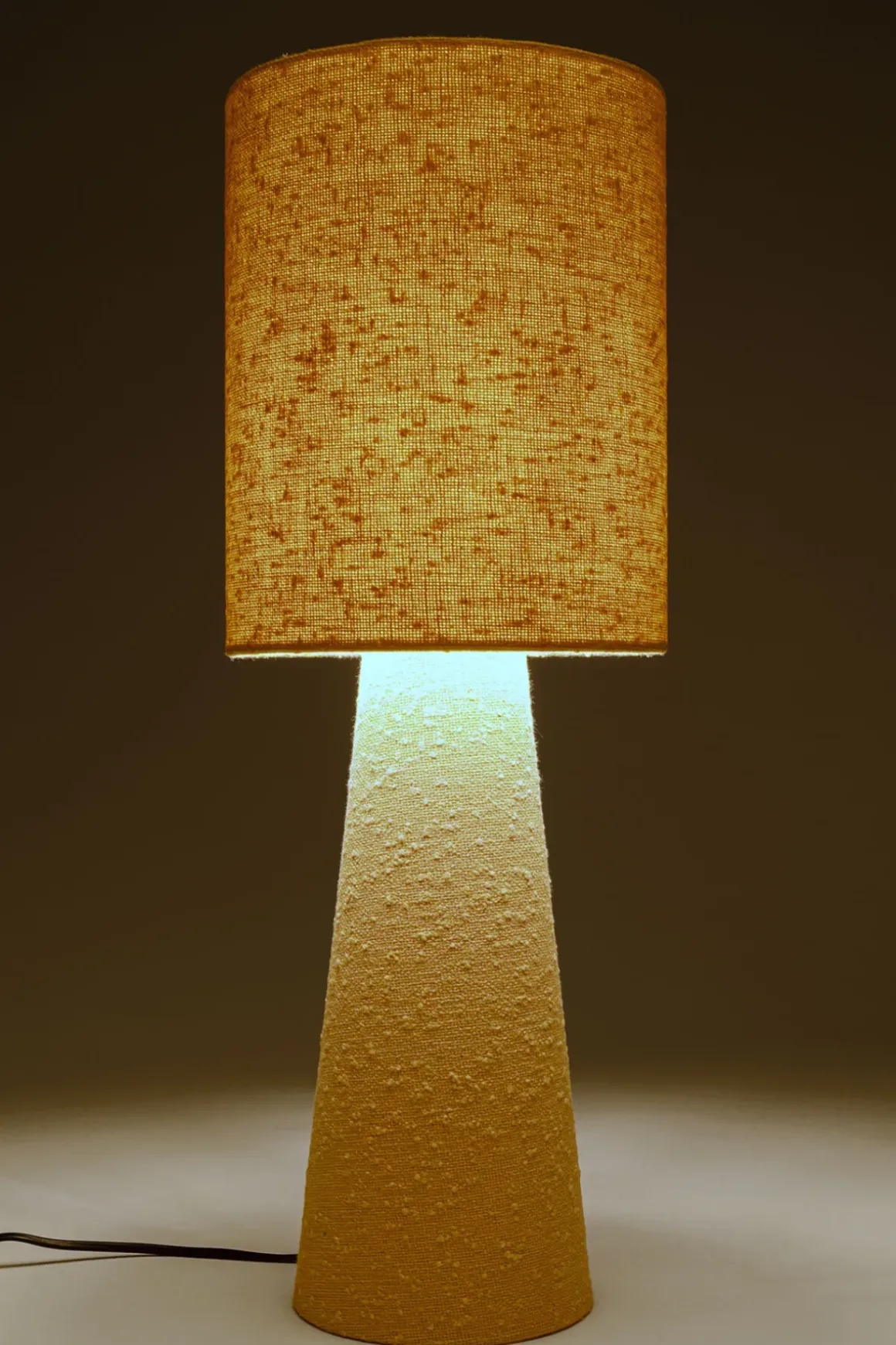 Bordslampa Marleen - Beige/Boucle, 60cm - KARE Design