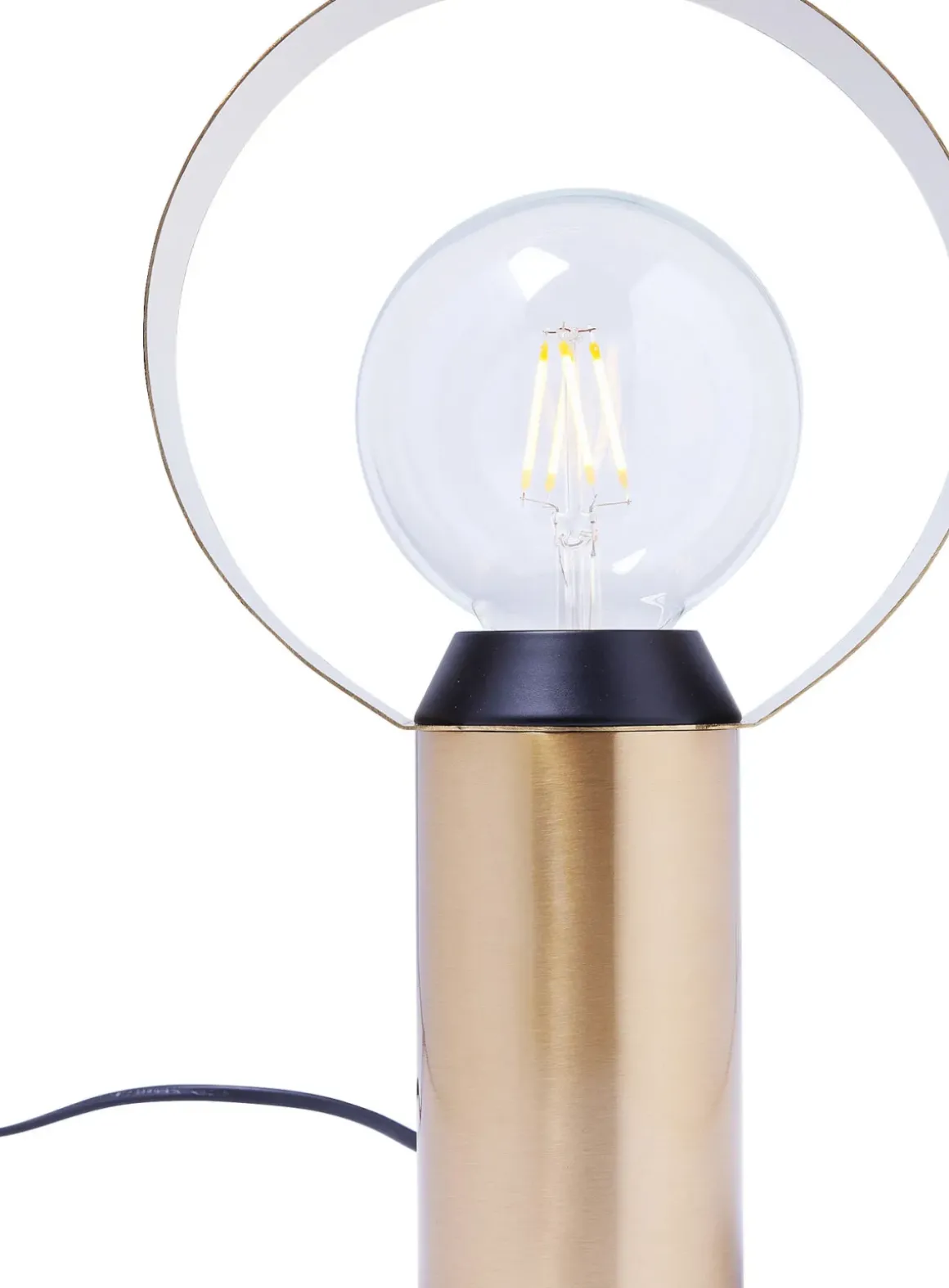Bordslampa Miracle Ring LED Mässing 17x29 cm - KARE Design