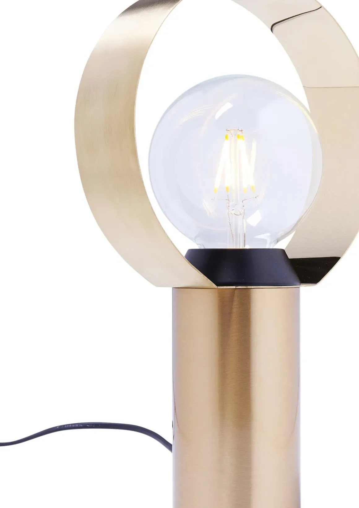 Bordslampa Miracle Ring LED Mässing 17x29 cm - KARE Design