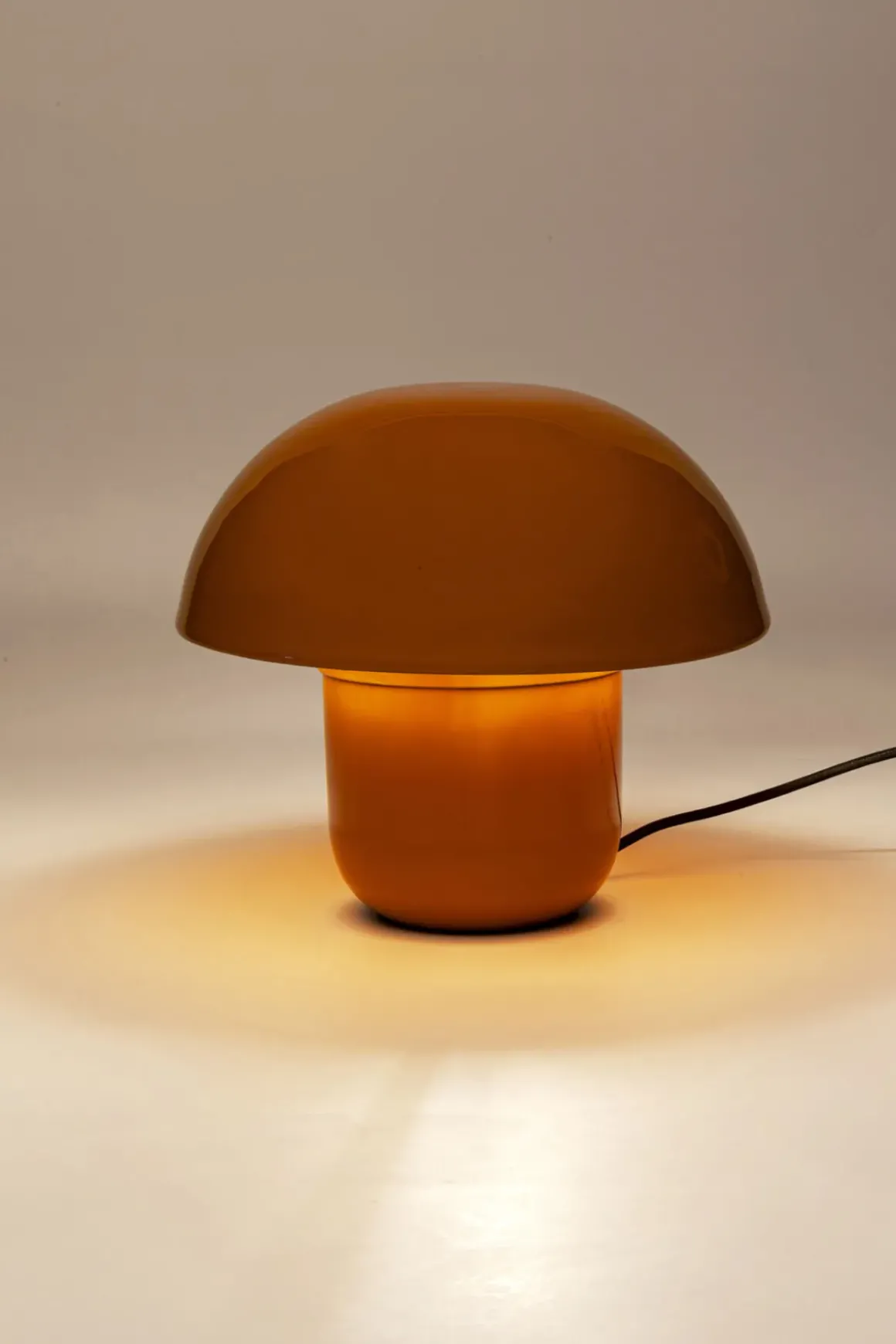 Bordslampa Mushroom - Gul, 27cm - KARE Design