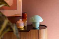 Bordslampa Mushroom - Mint, 27cm - KARE Design