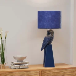 Bordslampa Parrot - Papegoja, Blå, 84cm - KARE Design