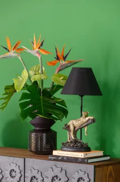 Bordslampa Relax Leopard - Guld, svart, 50cm - KARE Design