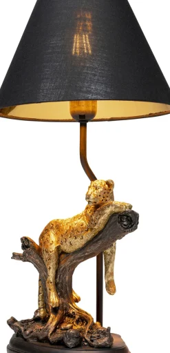 Bordslampa Relax Leopard - Guld, svart, 50cm - KARE Design