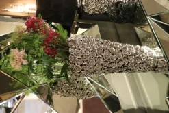 Bordslampa Rose - Silver / Svart Skärm - KARE Design
