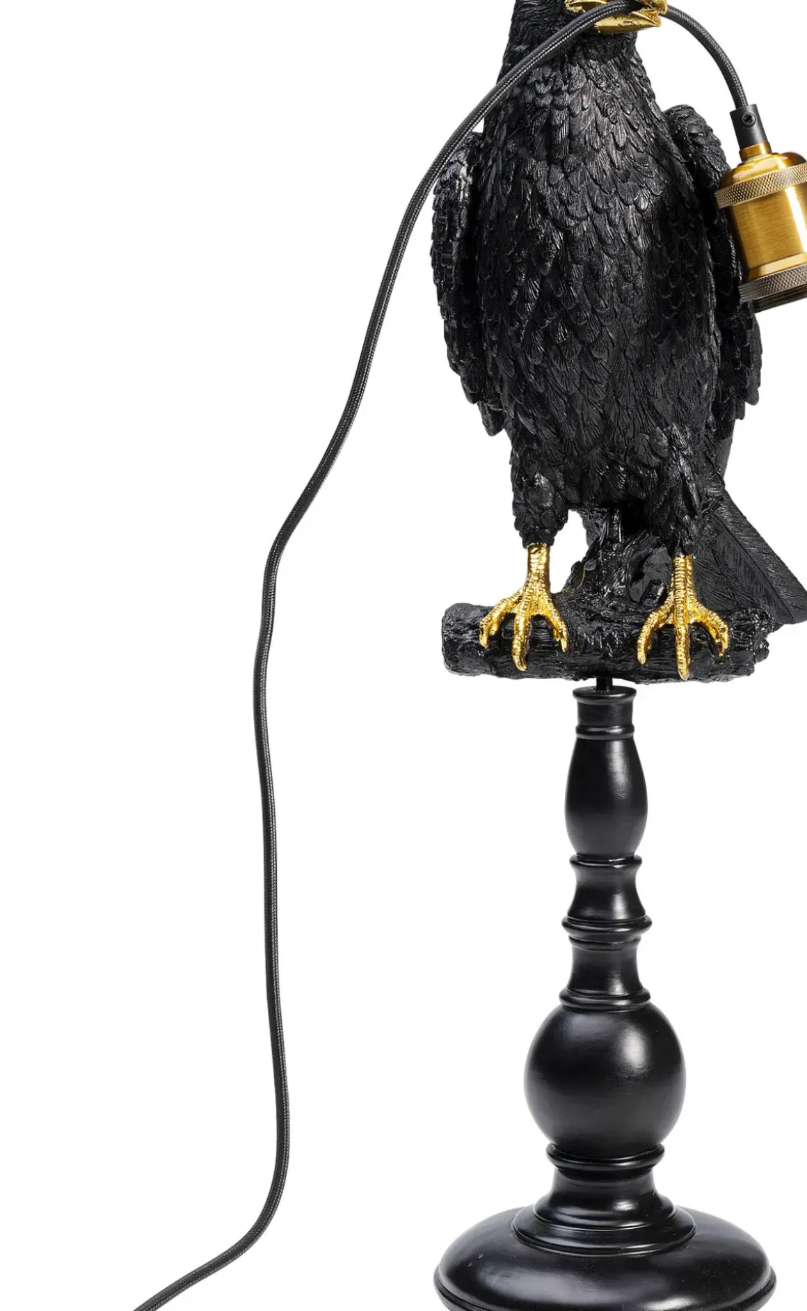 Bordslampa Sitting Crow - Kråka, Matt Svart - KARE Design