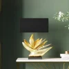 Bordslampa Tropical Flower - Rektangulär Guld/ Svart Skärm - KARE Design