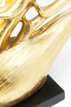 Bordslampa Tropical Flower - Rektangulär Guld/ Svart Skärm - KARE Design