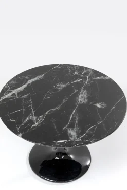 Bord Solo - Runt Matbord Svart Marmor, 110cmØ - KARE Design