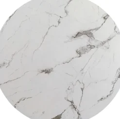 bordsskiva Schickeria - Marmor Vit Ø80cm - KARE Design