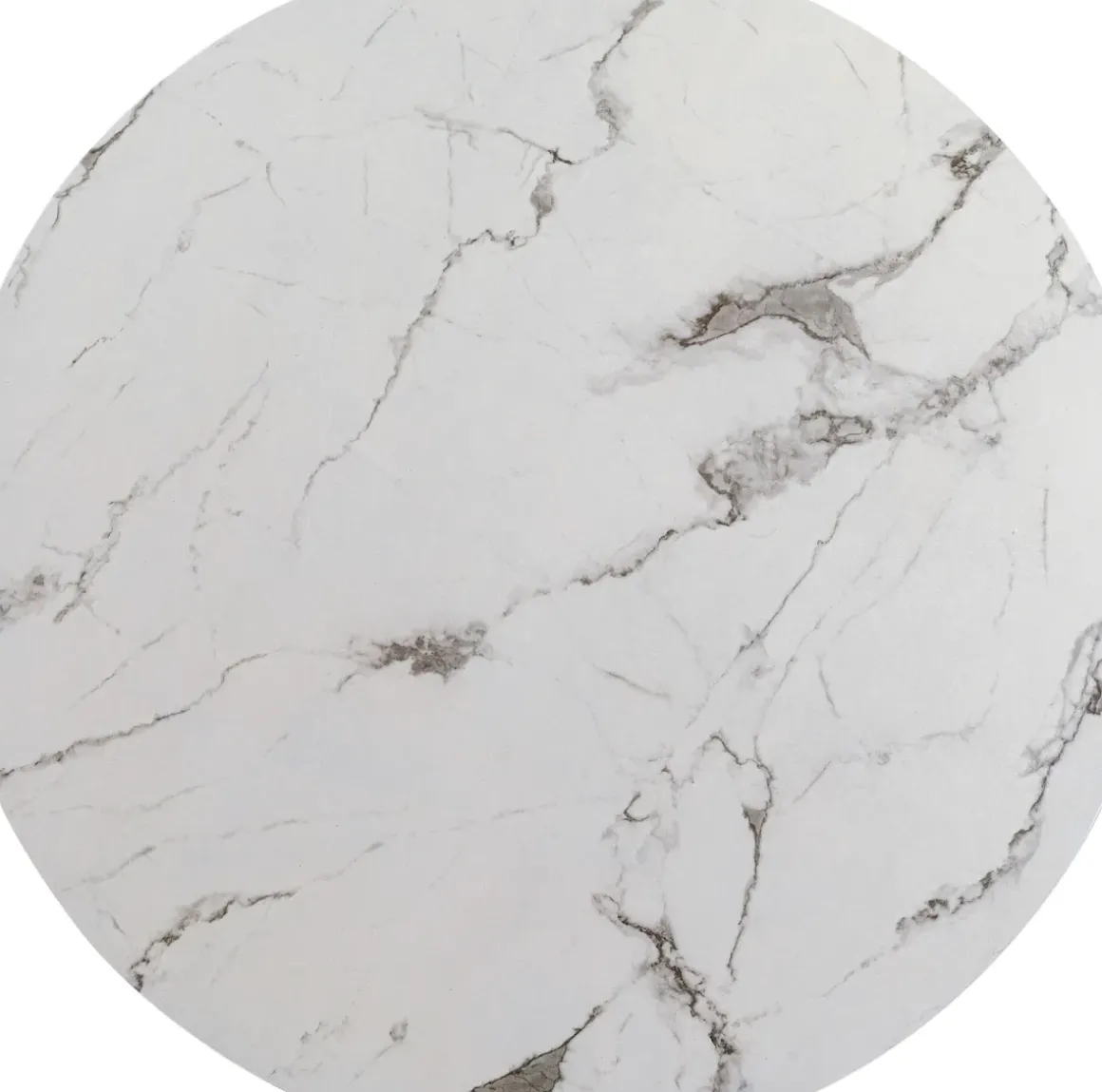 bordsskiva Schickeria - Marmor Vit Ø80cm - KARE Design