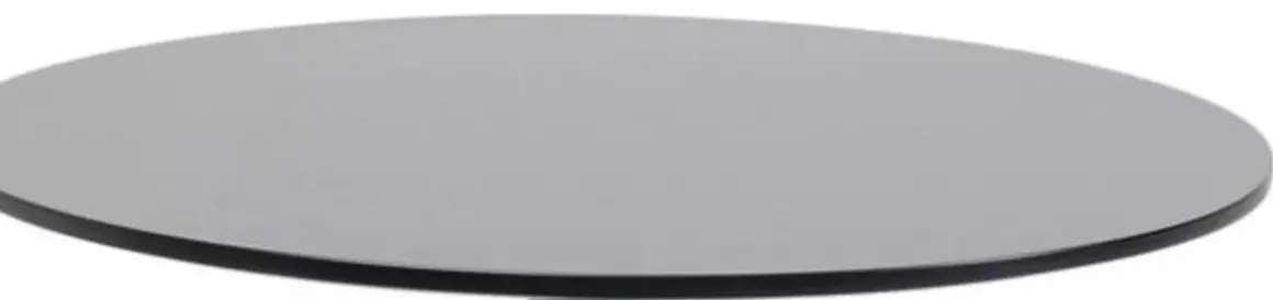 Bordsskiva Schickeria - Svart Faner Ø110cm - KARE Design