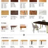 Bordsskiva Tavola Swiss Edge Ek 160x80cm - KARE Design