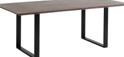 Bordsskiva Tavola Swiss Edge Dark 180x90cm - KARE Design
