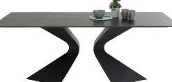 Bord Trädgård Gloria - Kermik, Svart, 180x90cm - KARE Design