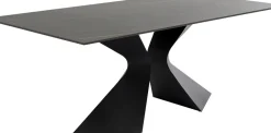 Bord Trädgård Gloria - Kermik, Svart, 180x90cm - KARE Design