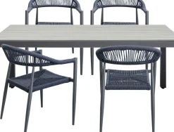Bord Trädgård Sorrento - Grå, 180x90cm - KARE Design