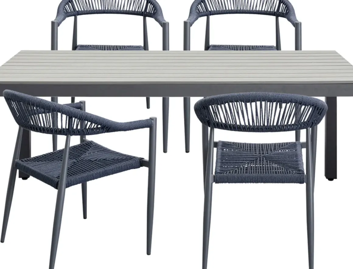 Bord Trädgård Sorrento - Grå, 180x90cm - KARE Design