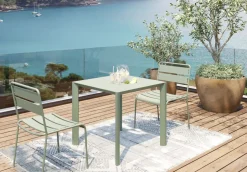 Bord Twist - Mint, 80x80cm - KARE Design