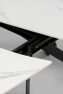 Bord Twist Onyx - Förlängningsbart, 120(30+30)x90cm - KARE Design