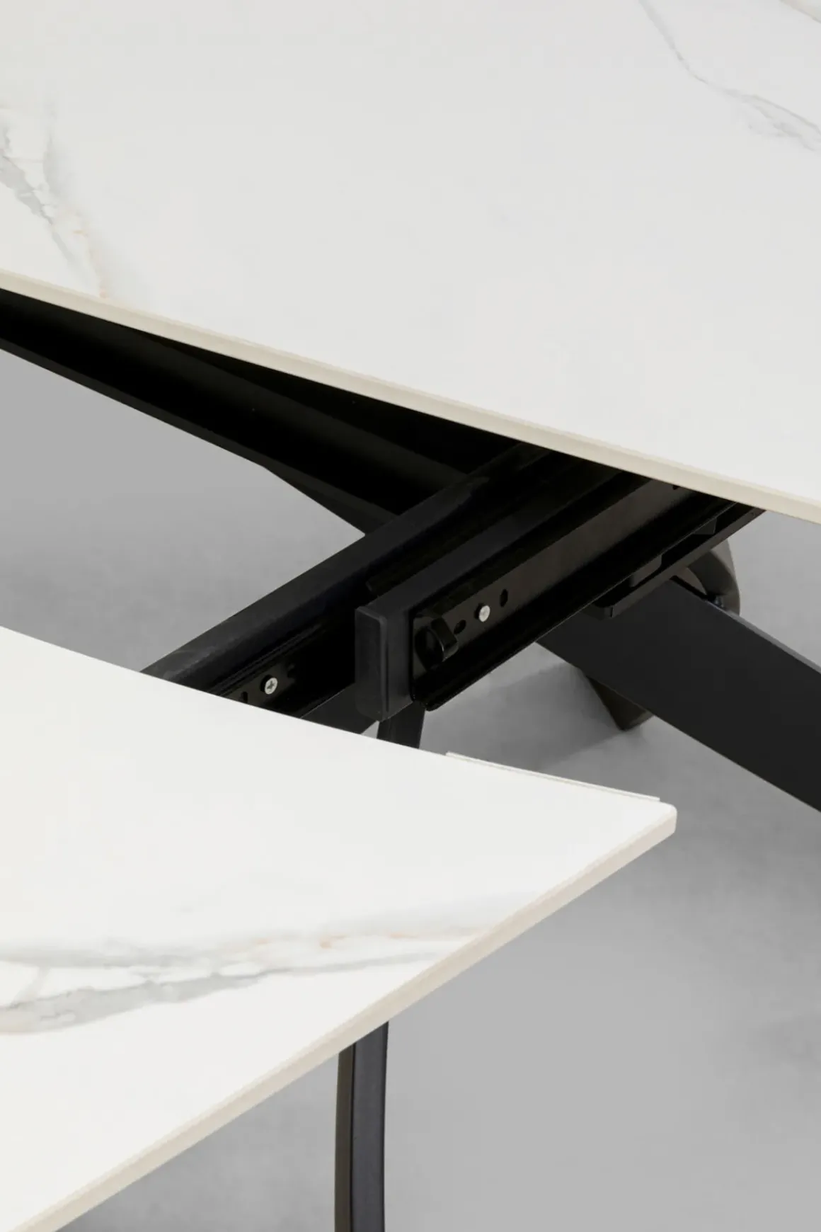 Bord Twist Onyx - Förlängningsbart, 120(30+30)x90cm - KARE Design