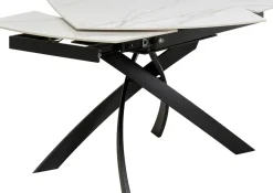 Bord Twist Onyx - Förlängningsbart, 120(30+30)x90cm - KARE Design
