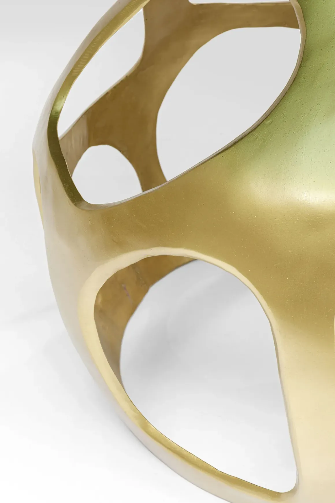 Bord Volcano Gold - Runt Matbord Ø120cm - KARE Design