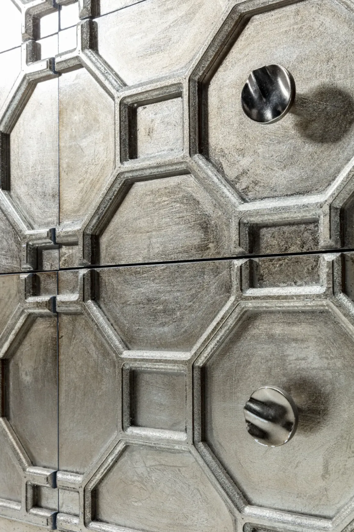 Byrå Alhambra - Matt Silverfinish, 6 Lådor - KARE Design