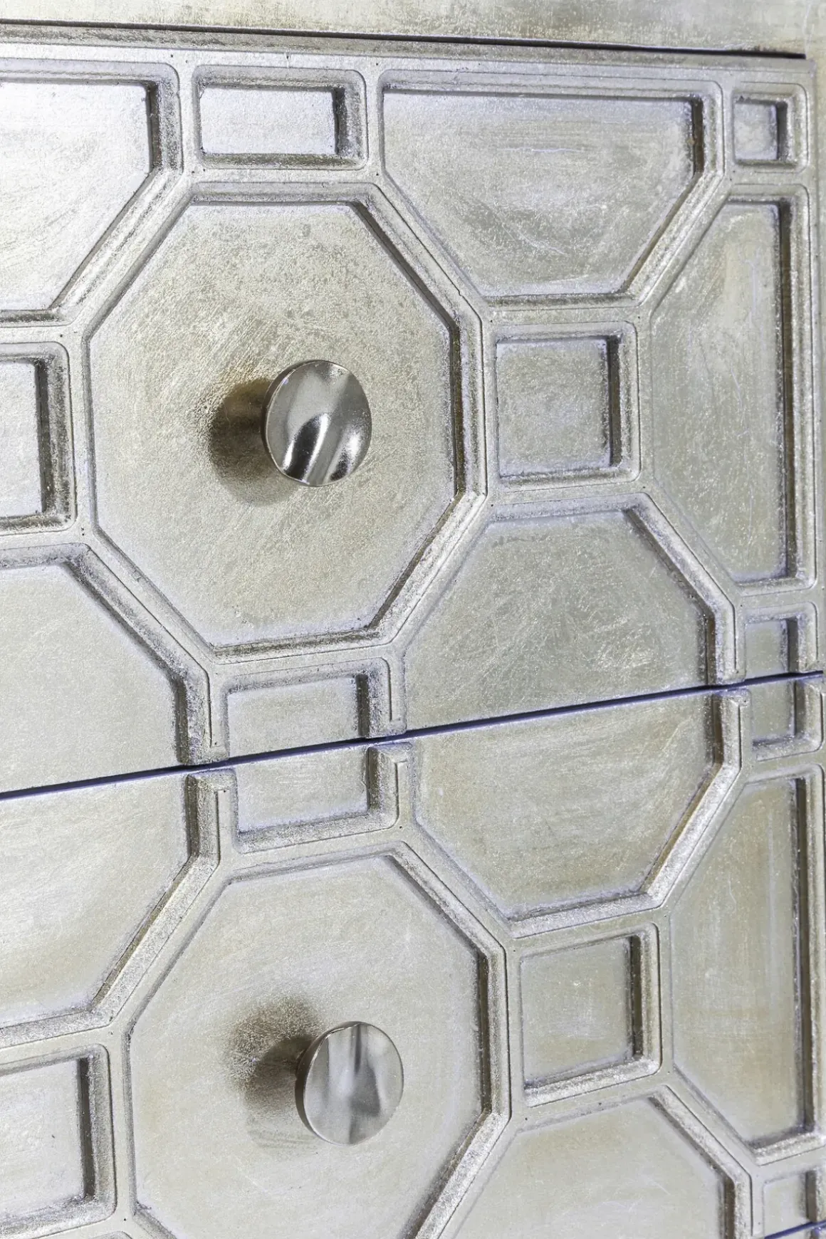 Byrå Alhambra - Matt Silverfinish, 6 Lådor - KARE Design