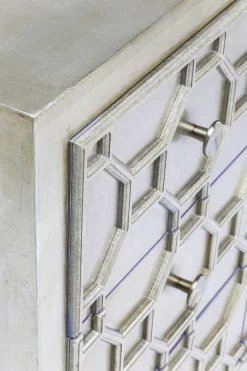 Byrå Alhambra - Matt Silverfinish, 6 Lådor - KARE Design