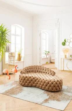 Byrå Luxury - Champangefärgat Spegelglas, 5 Lådor - KARE Design
