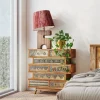 Byrå Menorca Butterfly - Flerfärgad, 65x65cm - KARE Design