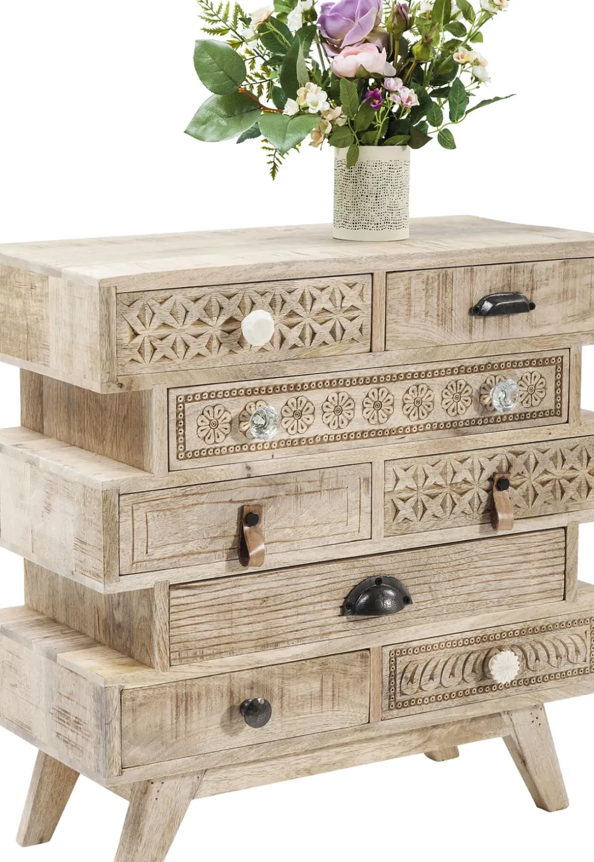 Byrå Puro Butterfly - Liten Byrå i Trä med 5 Lådor - KARE Design