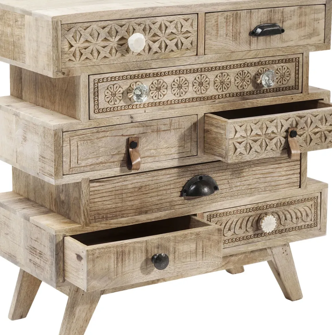 Byrå Puro Butterfly - Liten Byrå i Trä med 5 Lådor - KARE Design