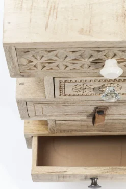 Byrå Puro Butterfly - Liten Byrå i Trä med 5 Lådor - KARE Design