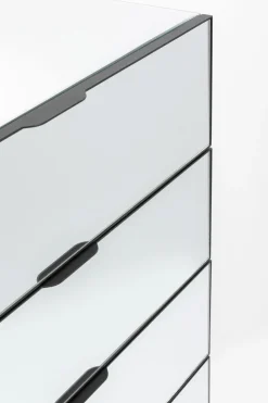 Byrå Soran 5 Lådor - Spegelglas/Svart, 65x114cm - KARE Design
