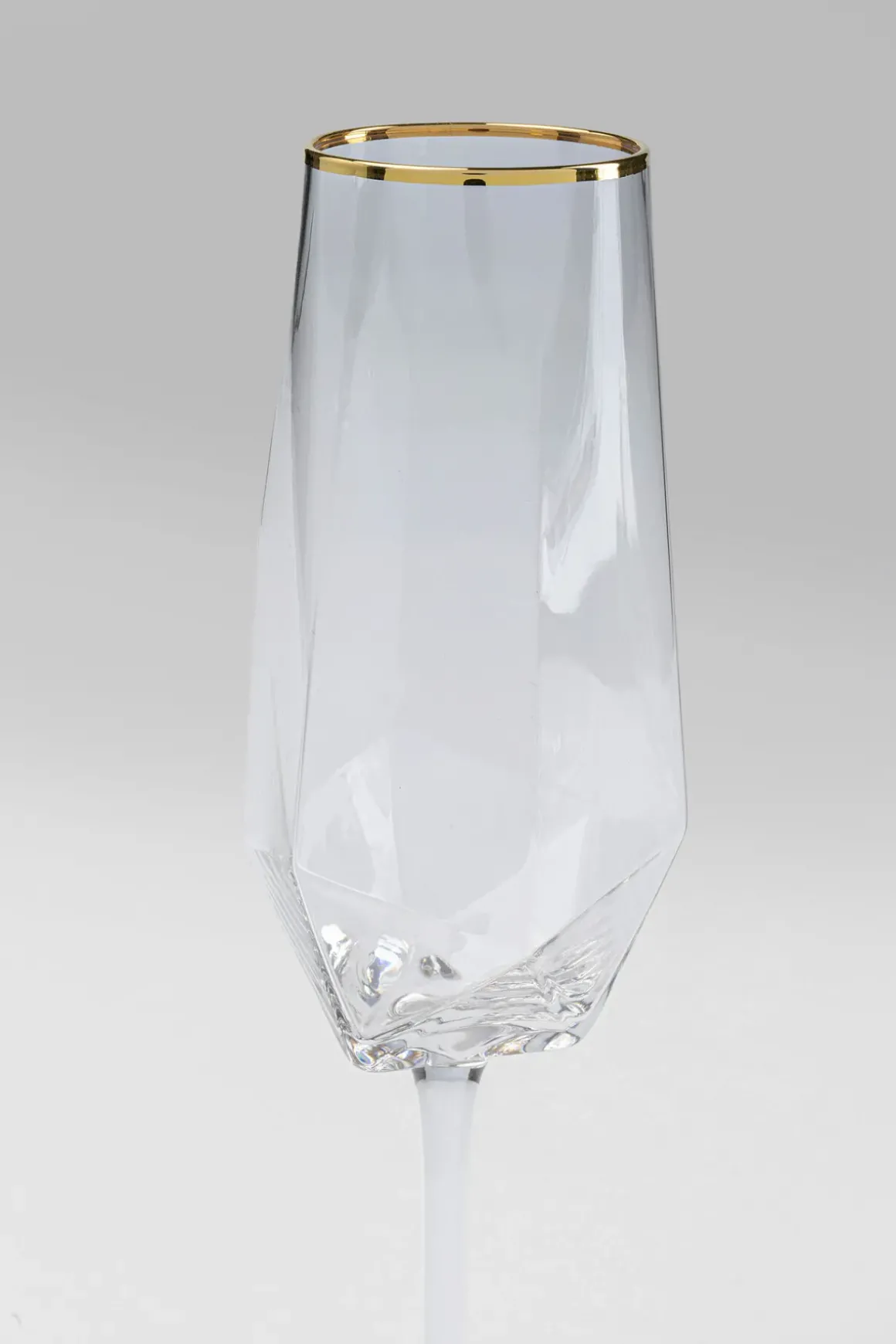 Champagneglas Diamond Guldkant - KARE Design