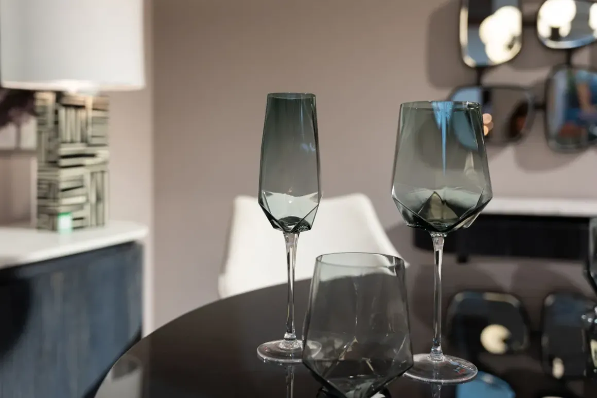 Champagneglas Diamond Smoke - KARE Design