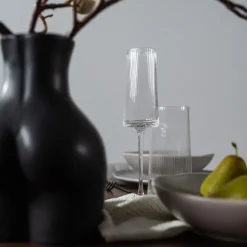Champagneglas Riffle - Räfflat Glas - KARE Design